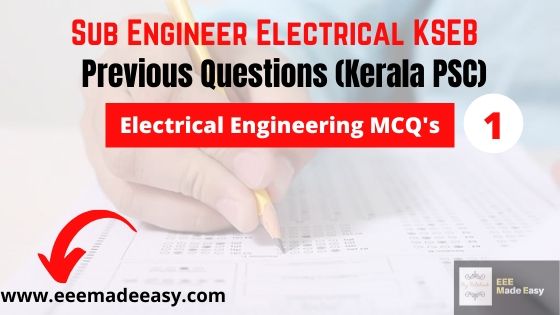 Sub Engineer Electrical KSEB