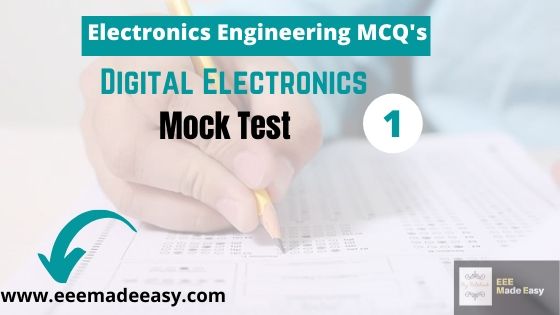 Digital Electronics mock test eee made easy