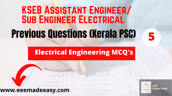 KSEB Assistant Engineer Sub Engineer