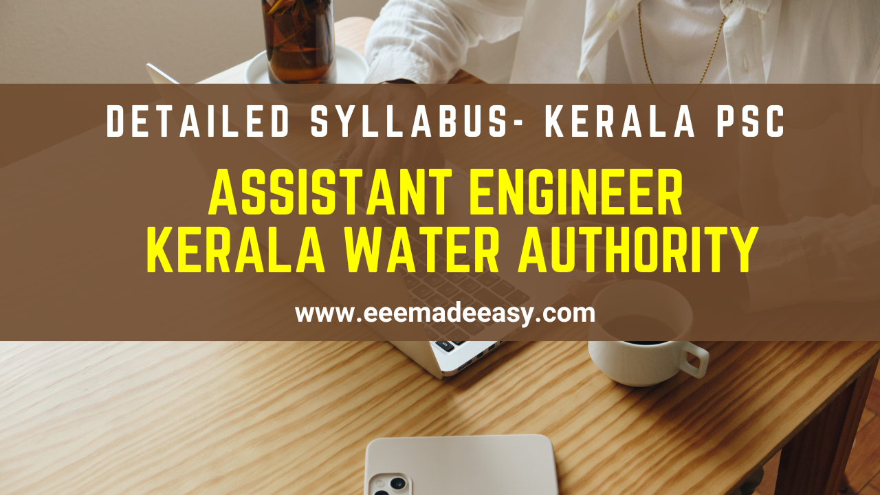 Syllabus of Assistant Engineer in Kerala Water Authority