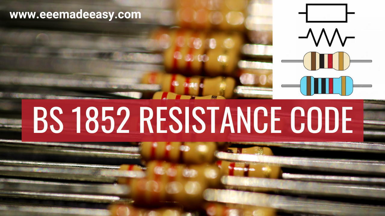BS 1852 Resistance Code