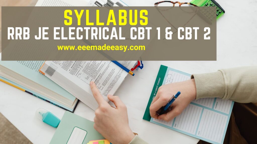 rrb-je-electrical-syllabus