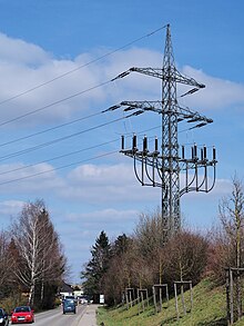 Termination tower (overhead line to underground cable)