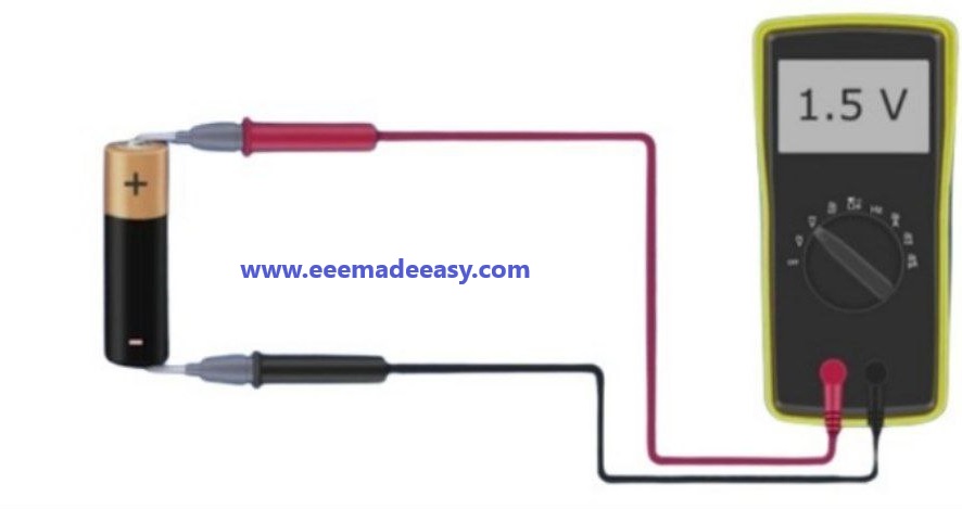 battery-testing-with-multimeter