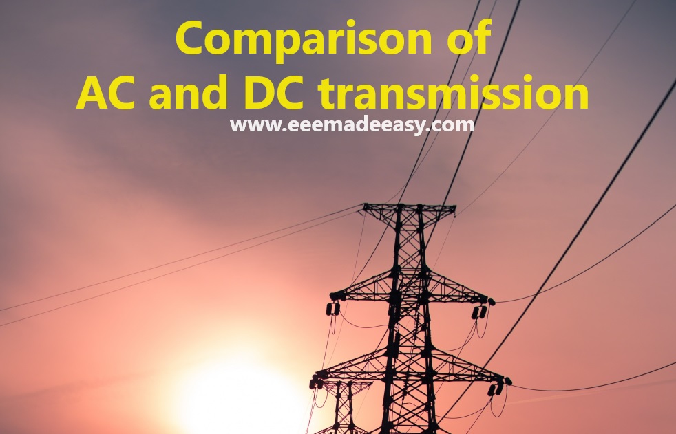 Comparison of ac and dc transmission