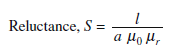 Reluctance equation