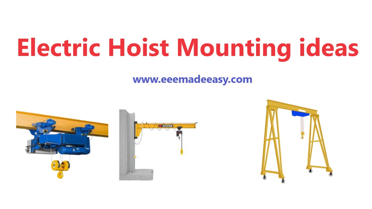 Electric Hoist Mounting ideas