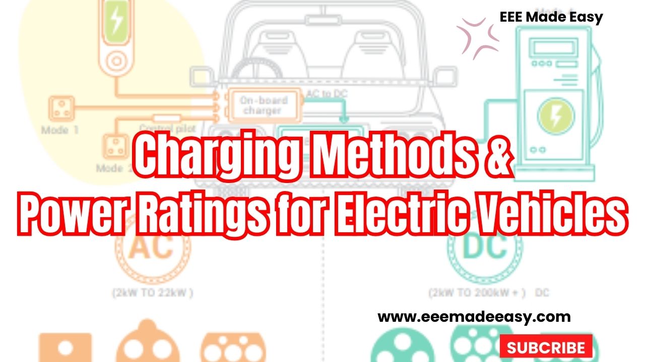Charging Methods & Power Ratings for Electric Vehicles