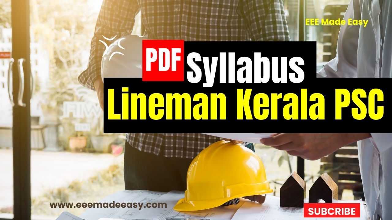 Syllabus Lineman Kerala PSC