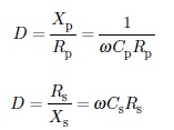 ratio of reactance to resistance