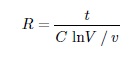 Loss of charge method of high  resistance