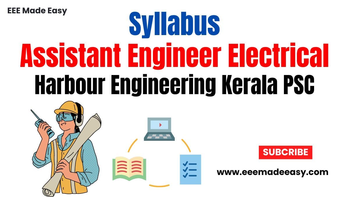 Syllabus Assistant Engineer Electrical Harbour Engineering Kerala PSC