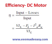 efficiency-of-dc-motor