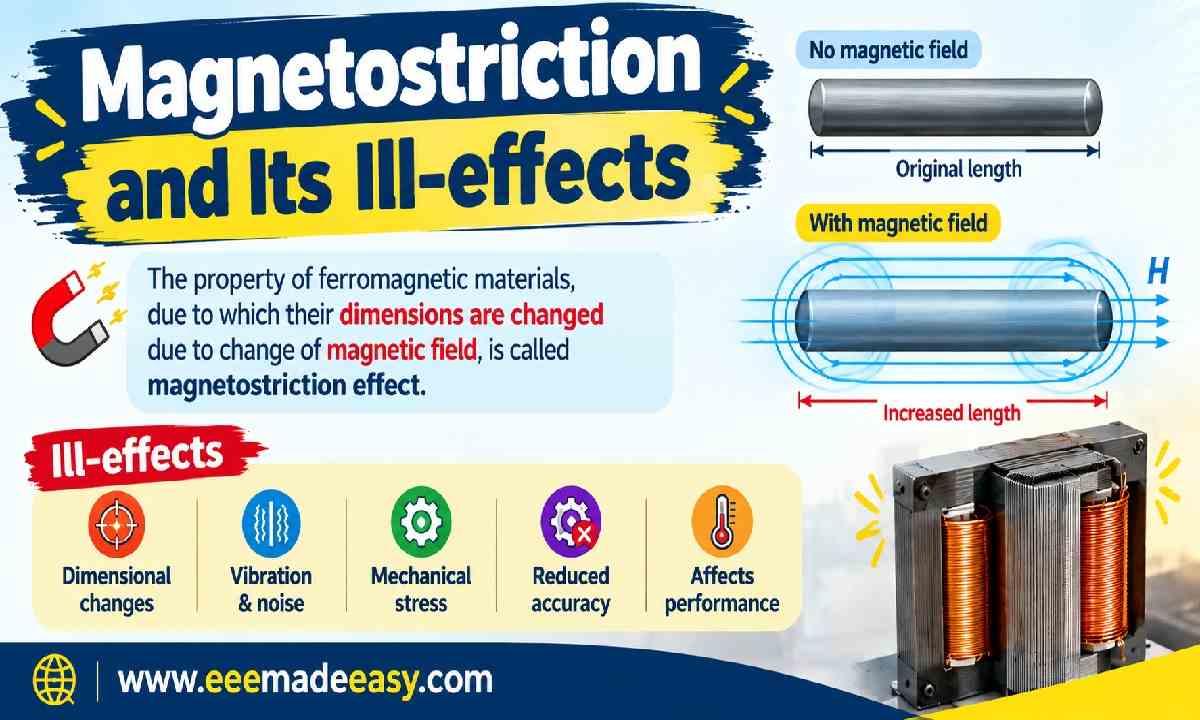 Magnetostriction and Its ill-effects