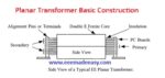 planar transformer construction